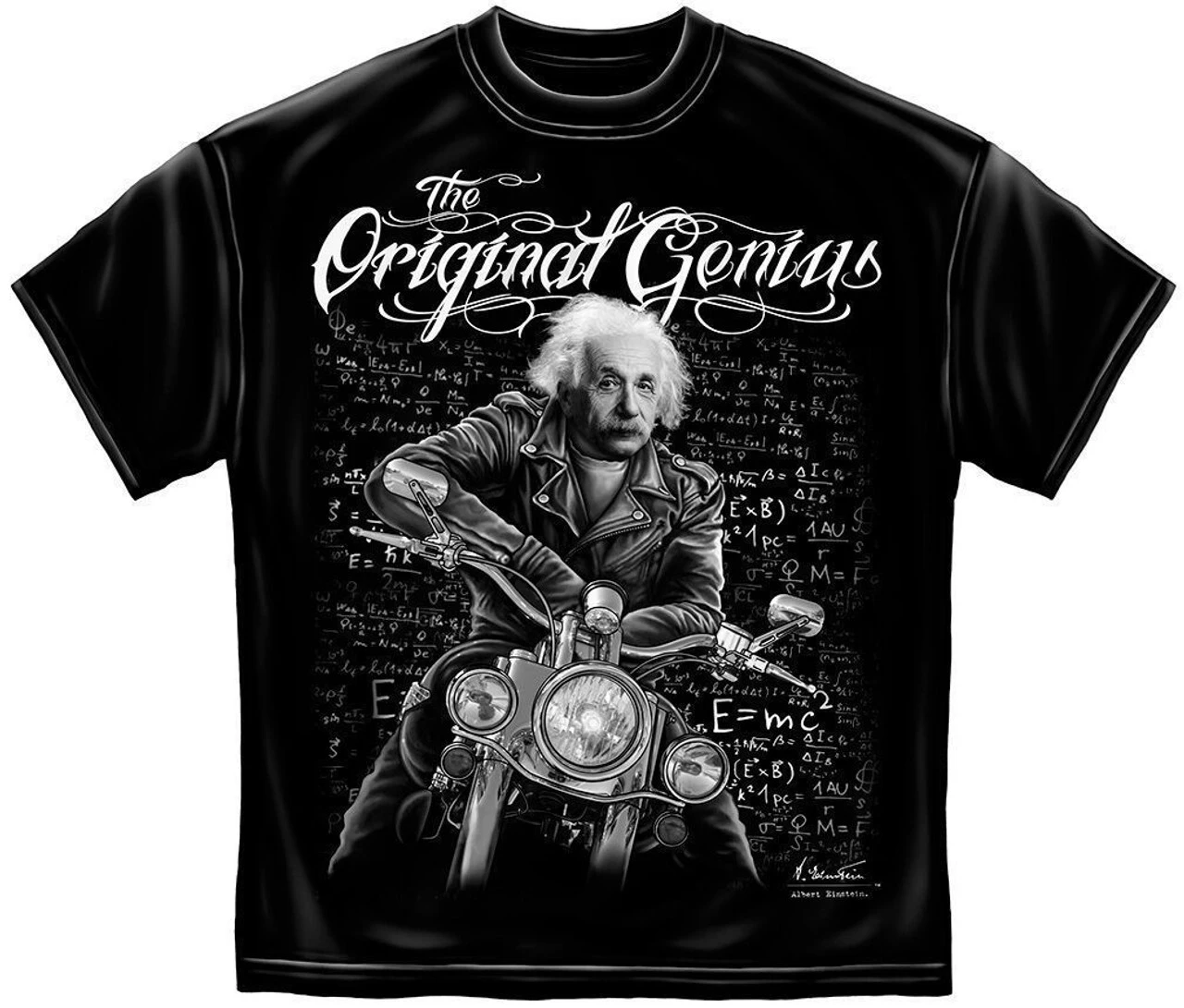 Einstein OG Original Genius Tattoo Punk Biker Science Goth Mens Shirt RN2262 1 Einstein OG Original Genius Tattoo Punk Biker Science Goth Mens Shirt RN2262