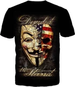 Daveed Benito Divided We Stand Freedom America Money Dont Tread On Me Tee Shirt