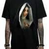 Mafioso Mother Mercy Nun Cross Crucifix Jesus Religious Tattoos Urban T Shirt