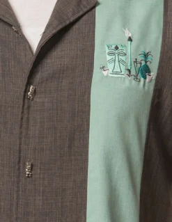 Steady Clothing The Mickey Charcoal Tiki Rockabilly Button Down Shirt ST35374 -Reelwear Shop 9fbad08d 6275 5af1 807b d1f0e1093b2f 36189.1589296012