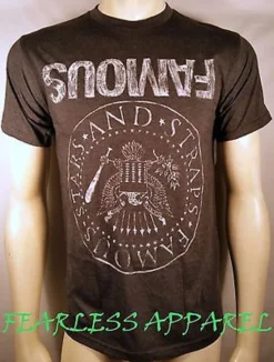FAMOUS STARS & STRAPS INFLUX PREMIUM SEAL RAP URBAN SKATE T TEE SHIRT S-2XL