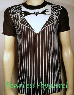 I AM JACK SKELLINGTON NIGHTMARE BEFORE CHRISTMAS XMAS MENS COSTUME SHIRT T S-3XL