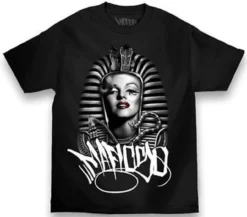 Mafioso Tut Marilyn Monroe Queen Egypt Nile Punk Rock Urban Tattoo T Shirt S-4Xl
