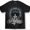 Mafioso Muerte Day Of The Dead Skull Feather Punk Urban Tattoo Blk T Shirt M-4Xl