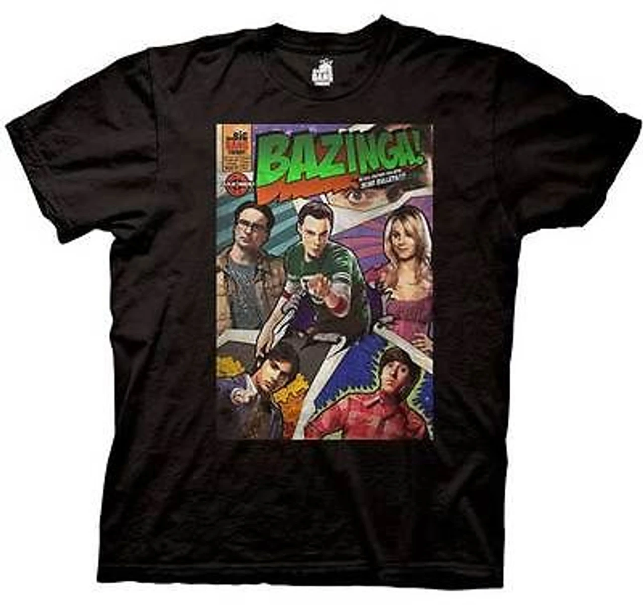 Officially Licensed Big Bang Theory Bazinga Comic Book Cover T Shirt Xl 1 Officially Licensed Big Bang Theory Bazinga Comic Book Cover T Shirt Xl