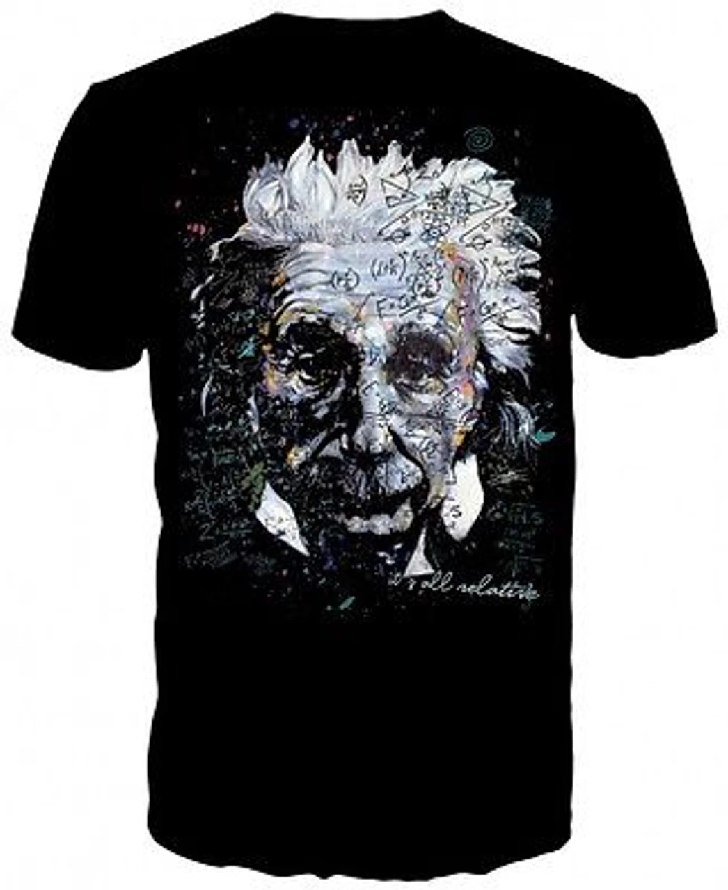 Albert Einstein Its All Relative E=Mc2 Physics Science Genius Mens T Tee Shirt 2 Albert Einstein Its All Relative E=Mc2 Physics Science Genius Mens T Tee Shirt - Image 2