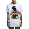 Mafioso Raquel Alternative Tattooed Sexy Bandit Urban Inked Model White T Shirt