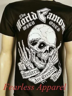 FAMOUS STARS & STRAPS WILD MANIACS URBAN SKATE HIP HOP RAP BLK T SHIRT S-2XL