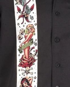 Liquor Brand Traditional Flash Tattoos Anchor Mermaid Bowling Shirt LB-MBS-19017 -Reelwear Shop ca228d17 08bc 5871 aedb efecdba22ac5 14985.1596208014