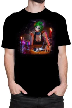 GDA Get Down Art Dinner Is Served Joker Drugs Halloween Men's Tee Shirt Black -Reelwear Shop d48aeff3 c6e0 52a3 bdc5 2a1f6dfbd45d 00489.1548694098
