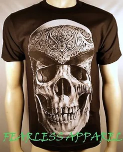 FAMOUS STARS & STRAPS VATOS LOCOS SKULL BANDANA URBAN SKATE T TEE SHIRT S-2XL -Reelwear Shop d706e38c c736 500a 878e faf5385e3528 13052.1556782816