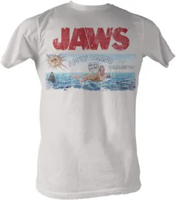 JAWS AMITY ISLAND WELCOMES YOU SCARY KILLER SHARK MOVIE WHITE T SHIRT S-2XL 5 JAWS AMITY ISLAND WELCOMES YOU SCARY KILLER SHARK MOVIE WHITE T SHIRT S-2XL -Reelwear Shop da225ca3 7dfc 5af7 860d 8d121b839342 10478.1556755431