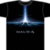 Authentic Halo 4 Portal & Logo Video Game Xbox 360 Gamer Adult T Shirt L