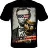 Gda Get Down Art Abraham Lincoln Freedom Mask Flag Usa America T Tee Shirt Dba35