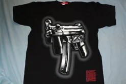 Rare Officially Licensed Arme Machine Gun Airbrushed Look Urban Cut Mens Shirt L