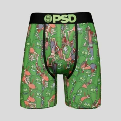 PSD Rick And Morty Pickle Rat Cartoon Animation Mens Athletic Boxers 221180094