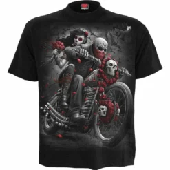 Spiral DOTD Day Of The Dead Bikers Death Grim Reaper Skeleton Shirt D081M101
