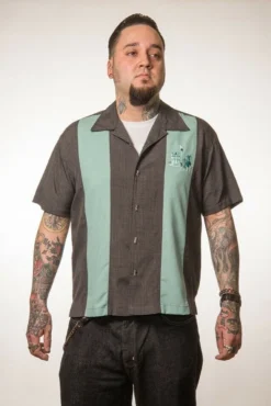 Steady Clothing The Mickey Charcoal Tiki Rockabilly Button Down Shirt ST35374 -Reelwear Shop eb98a929 e039 5bc8 91f4 c2c62a5d6cf2 80763.1589296011