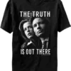 XFILES MULDER AND SCULLY THE TRUTH IS OUT THERE TV SHOW FOX T TEE SHIRT S-2XL