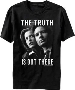 XFILES MULDER AND SCULLY THE TRUTH IS OUT THERE TV SHOW FOX T TEE SHIRT S-2XL