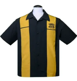 Steady Clothing Sun Crown Records Panel Rockabilly Button Down Shirt SR35321