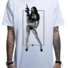 Mafioso Janie Sexy Tattooed Woman Guns Weapons Bullets Urban Gangsters T Shirt