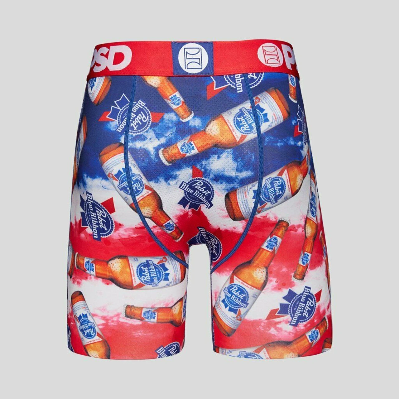 PSD Pabst Blue Ribbon All The Bottles Patriotic Beer Mens Underwear 3211580001 2 PSD Pabst Blue Ribbon All The Bottles Patriotic Beer Mens Underwear 3211580001 - Image 2