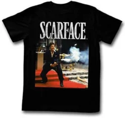 SCARFACE HELLO FRIEND TONY MONTANA AL PACINO BRIAN DE PALMA MOVIE T TEE SHIRT -Reelwear Shop fb6540a8 3fde 5d2d 81d9 1b43d54b13c2 98882.1556791980